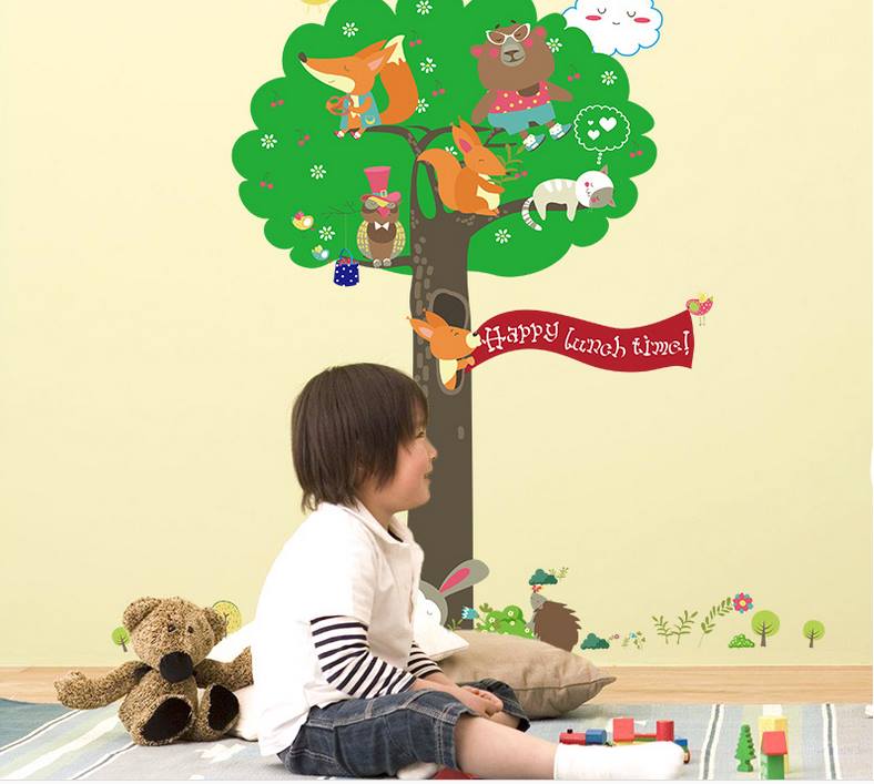 Cây xanh và các bạn thú